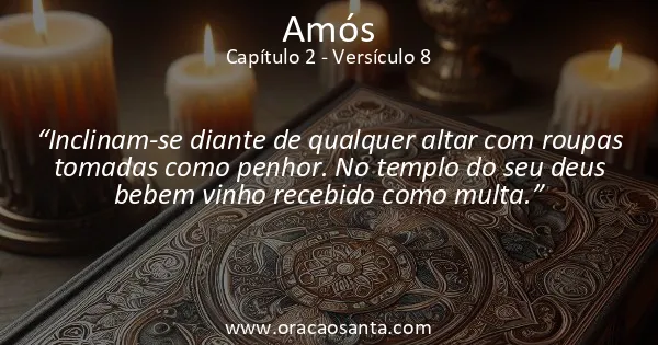 Amós 2:8