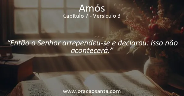 Amós 7:3