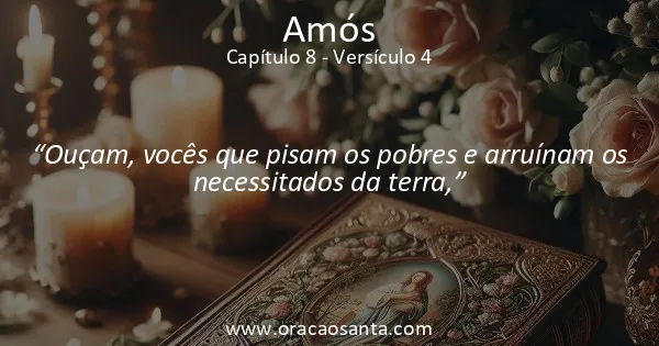 Amós 8:4