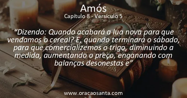 Amós 8:5