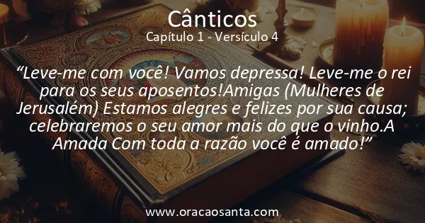Cânticos 1:4