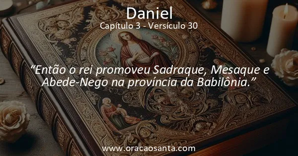 Daniel 3:30