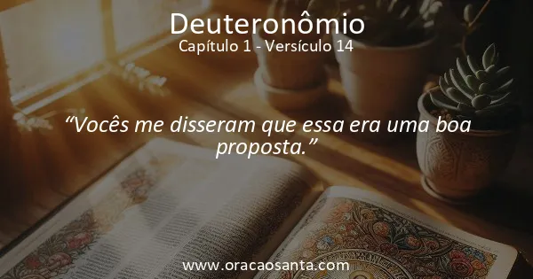 Deuteronômio 1:14
