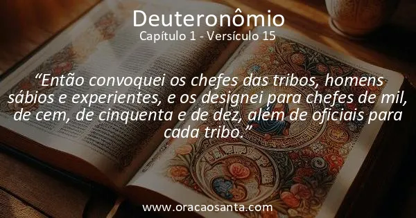 Deuteronômio 1:15