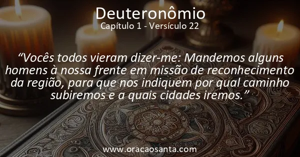Deuteronômio 1:22