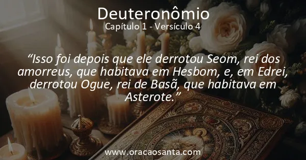 Deuteronômio 1:4