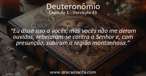 Deuteronômio 1:43