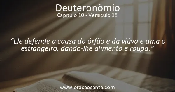 Deuteronômio 10:18