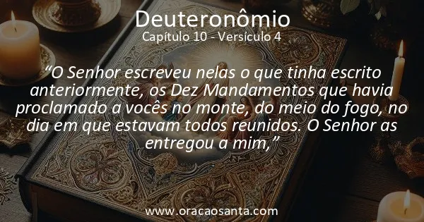 Deuteronômio 10:4