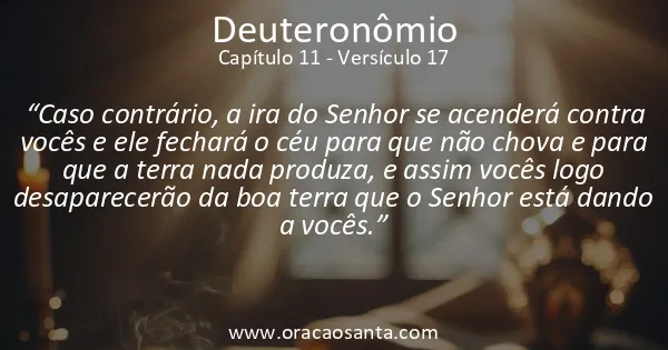 Deuteronômio 11:17