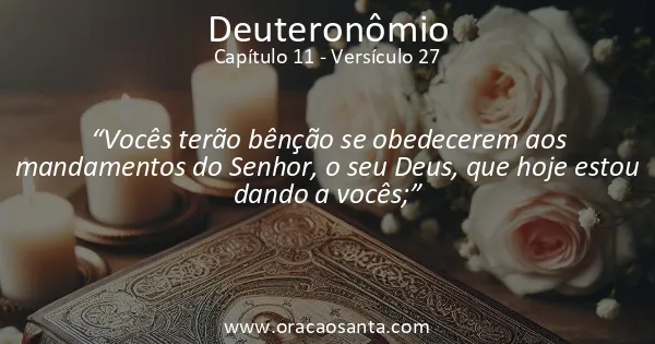 Deuteronômio 11:27