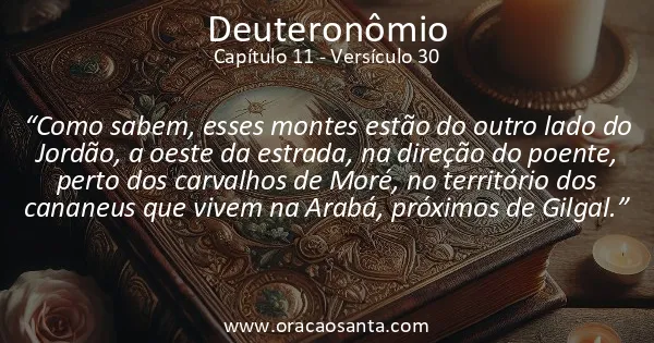 Deuteronômio 11:30