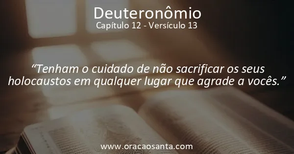 Deuteronômio 12:13