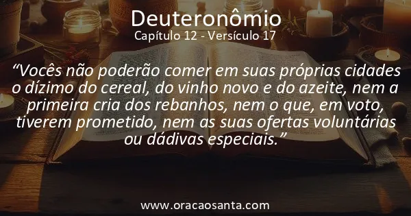 Deuteronômio 12:17