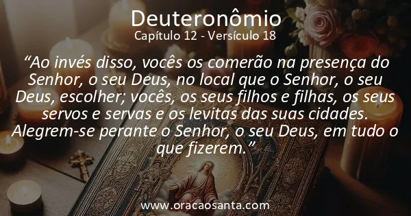 Deuteronômio 12:18