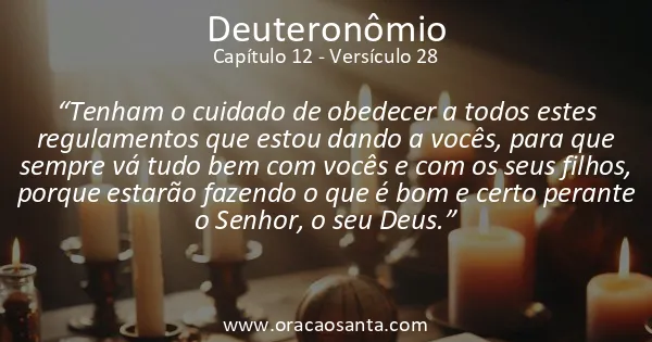Deuteronômio 12:28