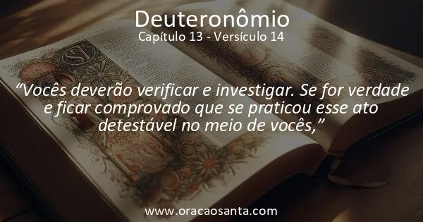 Deuteronômio 13:14