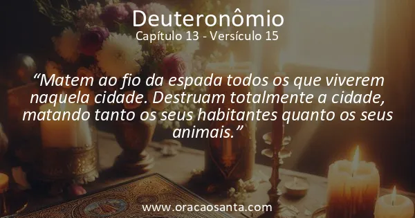 Deuteronômio 13:15