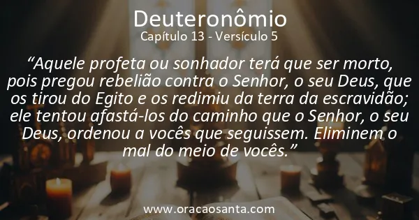 Deuteronômio 13:5