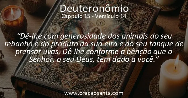 Deuteronômio 15:14