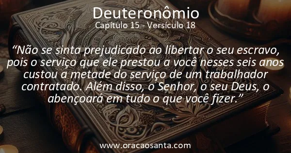 Deuteronômio 15:18