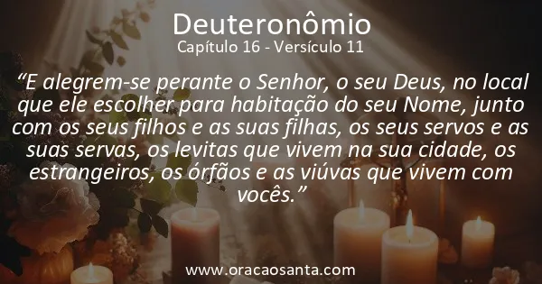 Deuteronômio 16:11