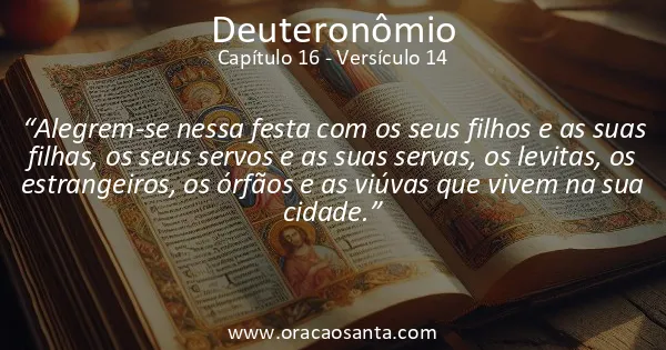 Deuteronômio 16:14