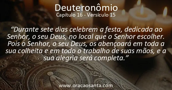 Deuteronômio 16:15