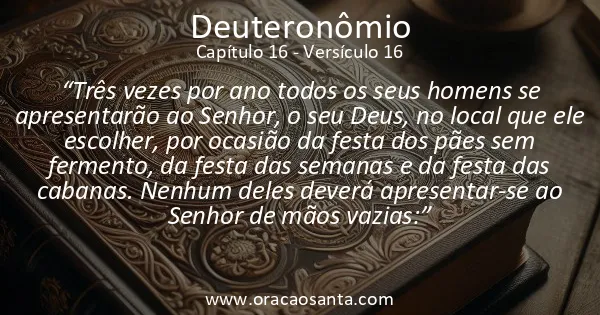 Deuteronômio 16:16