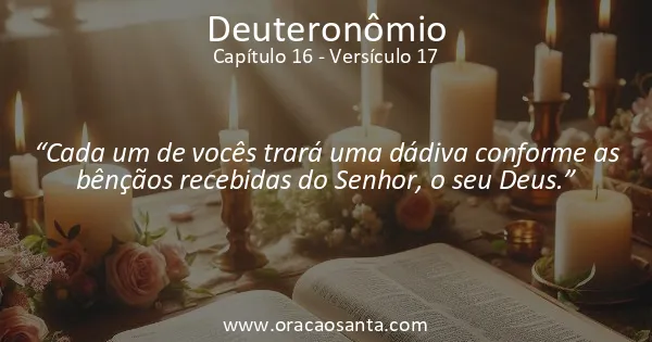 Deuteronômio 16:17
