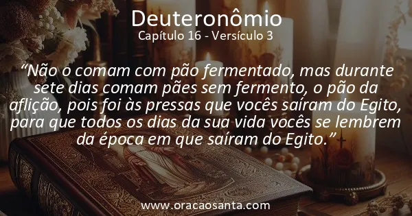 Deuteronômio 16:3