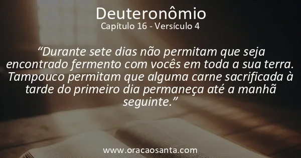 Deuteronômio 16:4