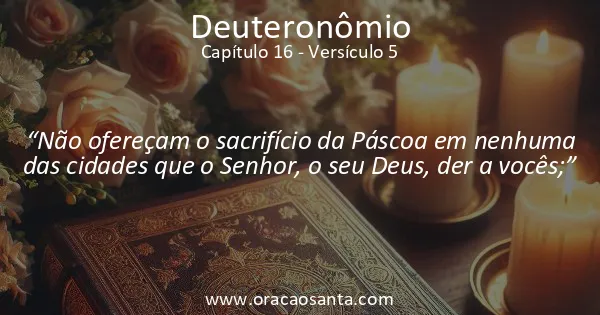 Deuteronômio 16:5