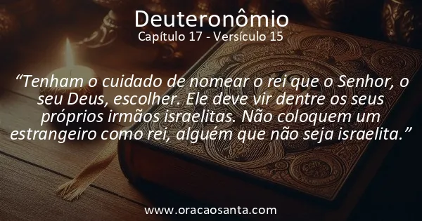 Deuteronômio 17:15