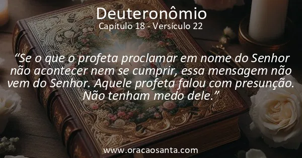 Deuteronômio 18:22