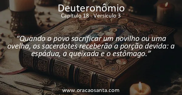 Deuteronômio 18:3
