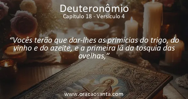 Deuteronômio 18:4