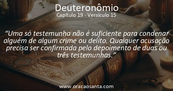 Deuteronômio 19:15