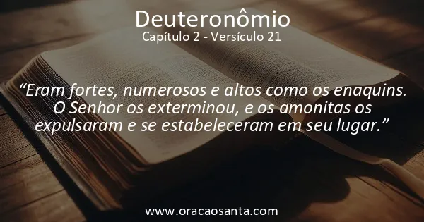 Deuteronômio 2:21
