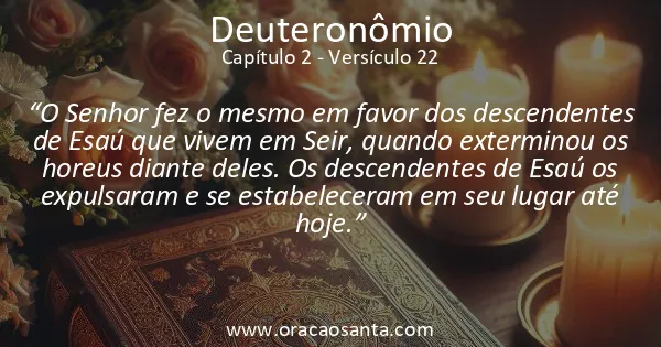 Deuteronômio 2:22