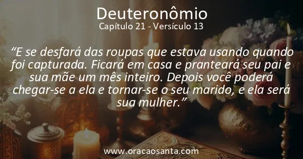 Deuteronômio 21:13