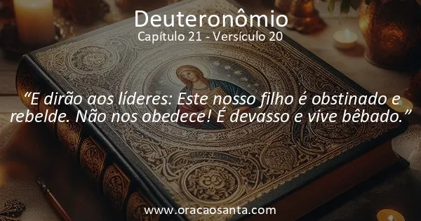 Deuteronômio 21:20