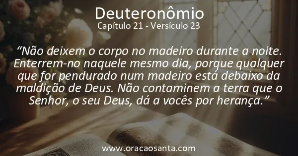 Deuteronômio 21:23
