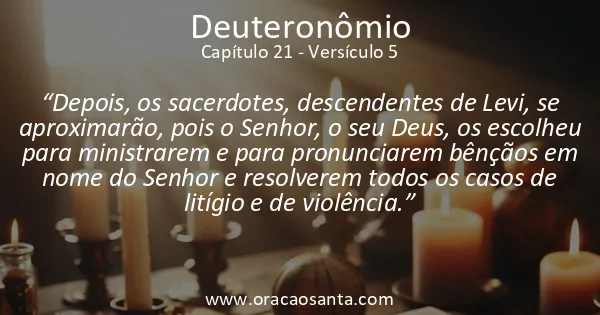 Deuteronômio 21:5