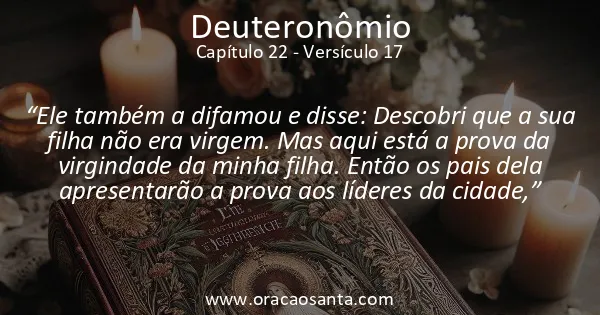 Deuteronômio 22:17