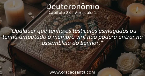 Deuteronômio 23:1