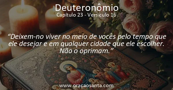 Deuteronômio 23:16
