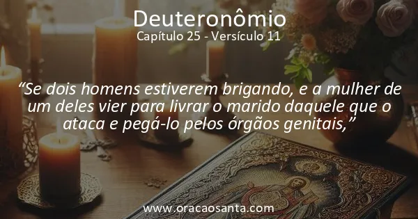 Deuteronômio 25:11