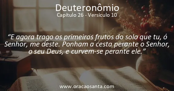 Deuteronômio 26:10