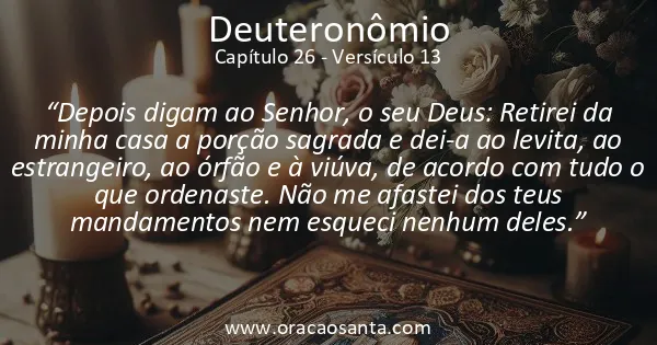 Deuteronômio 26:13